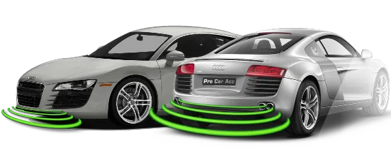 Audi front and rear parking sensors