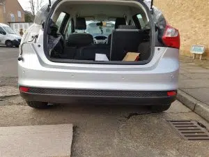 Ford Focus rear colour coded parking sensors