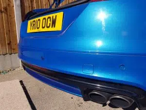 Audi TT parking sensors