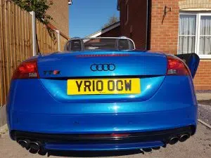 Audi TT rear parking sensors