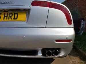 Maserati 3200GT colour coded parking sensors