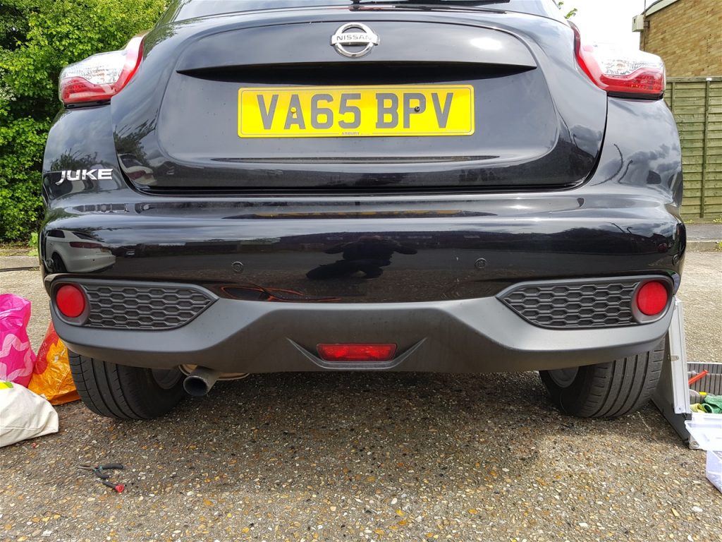 Nissan Juke Rear Colour Coded Parking Sensors Essex Parking Sensors