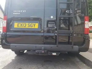 Ford Transit rear parking sensors