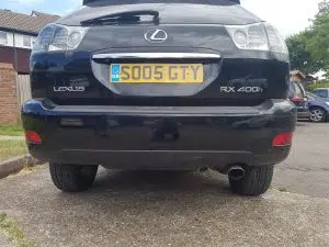 Lexus RX 400h rear parking sensors
