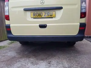 Mercedes Vito rear parking sensors