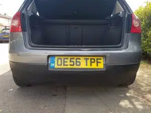 Volkswagen Golf MK4 rear colour coded parking sensors