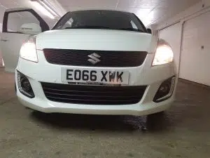 Suzuki Swift front colour coded parking sensors