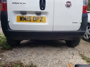 Fiat Fiorino rear parking sensors