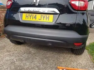 Renault Captur rear parking sensors