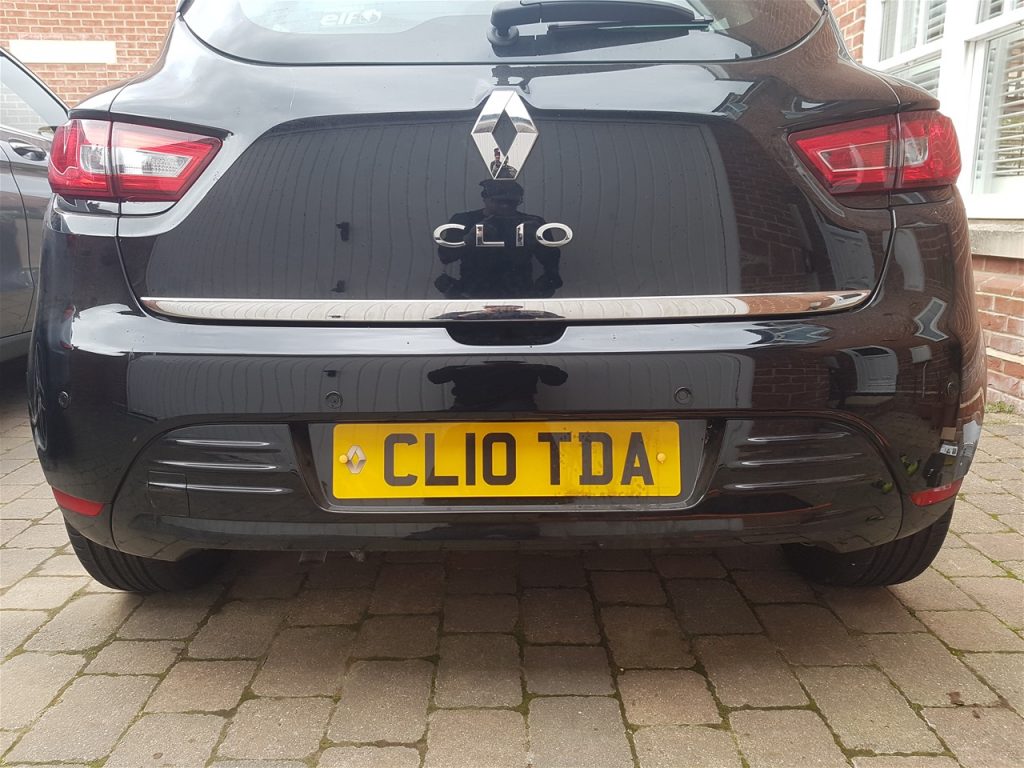 Renault Clio Rear Colour Coded Parking Sensors Essex Parking Sensors