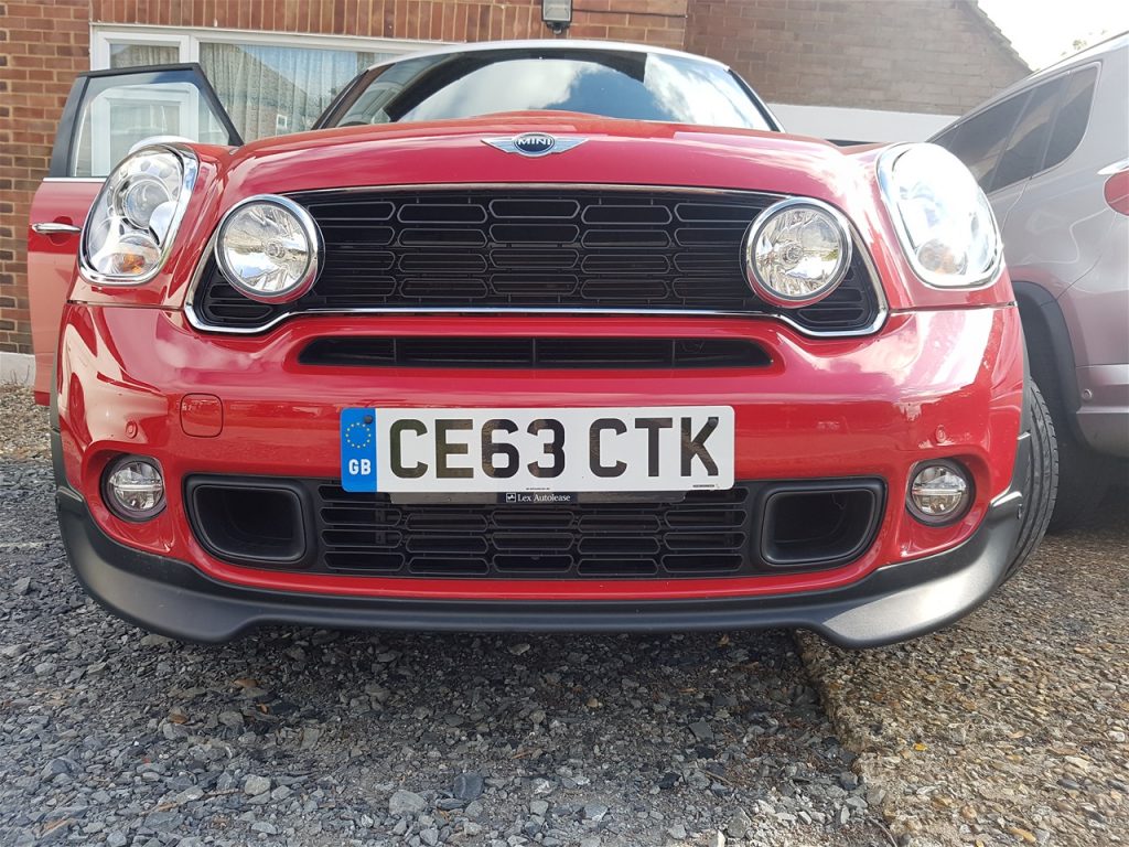 Mini Cooper Front Colour Coded Parking Sensors Essex Parking Sensors