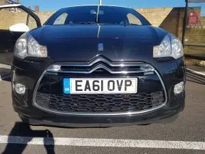 Citroen DS front parking sensors