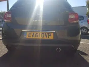 Citroen DS rear parking sensors
