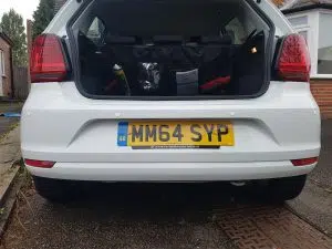 Volkswagen Polo rear parking sensors