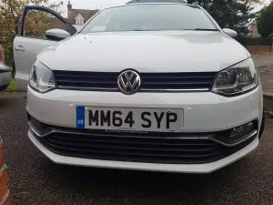 Volkswagen Polo front parking sensors
