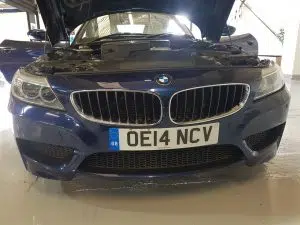 BMW Z4 front colour coded parking sensors