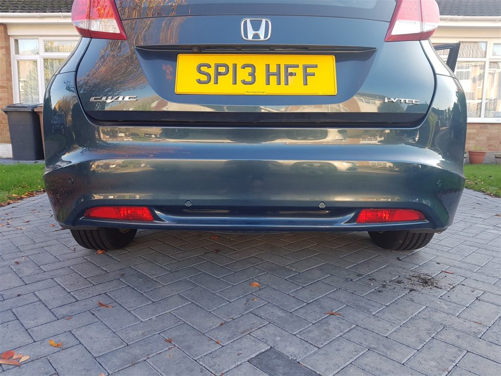 Honda Civic Rear Colour Coded Parking Sensors Essex Parking Sensors
