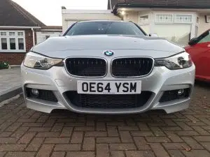 BMW 3 series front parking sensors