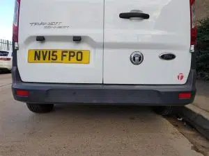 Ford Transit rear parking sensors