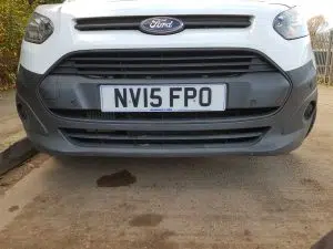 Ford Transit front parking sensors