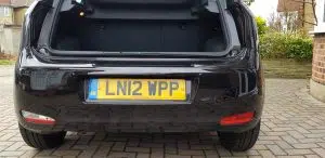 Fiat Punto rear parking sensors