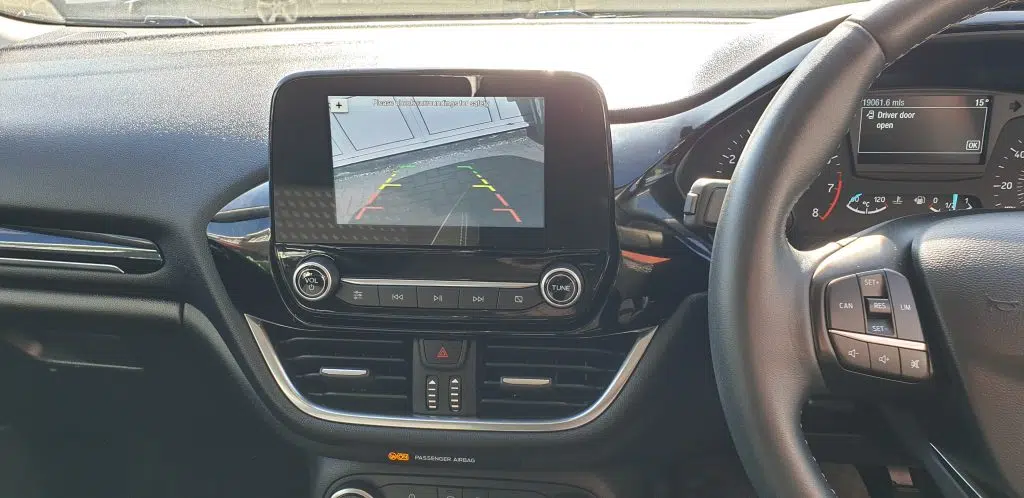 ford fiesta reverse camera