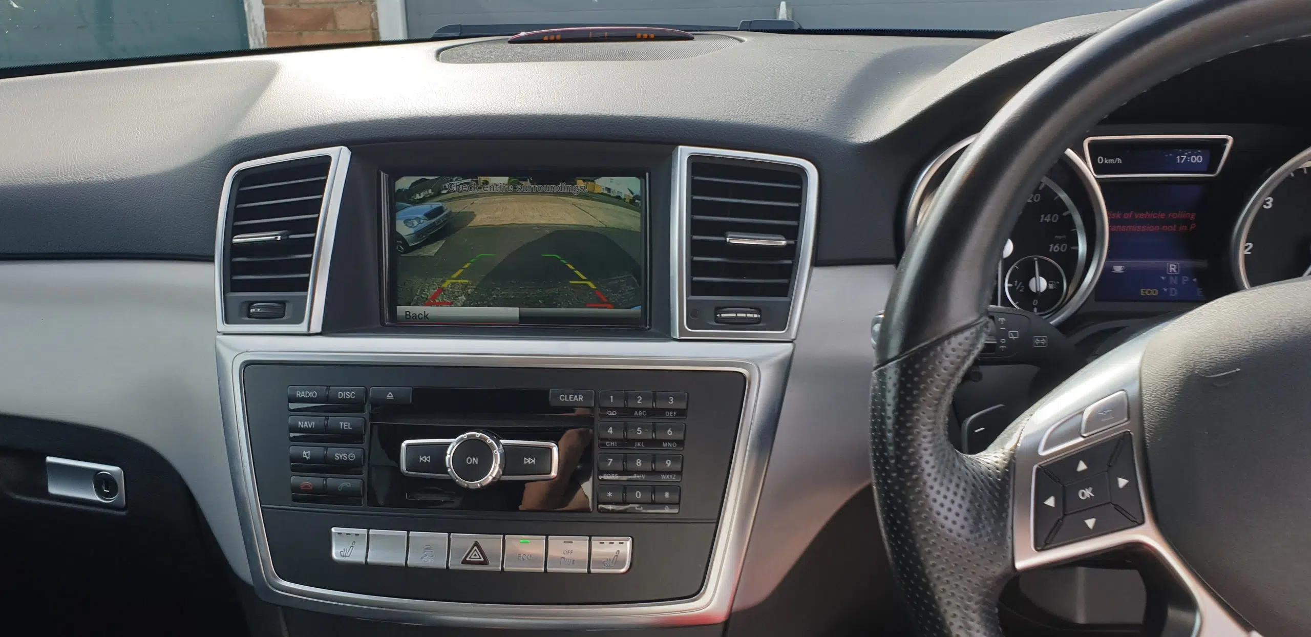 mercedes reverse camera