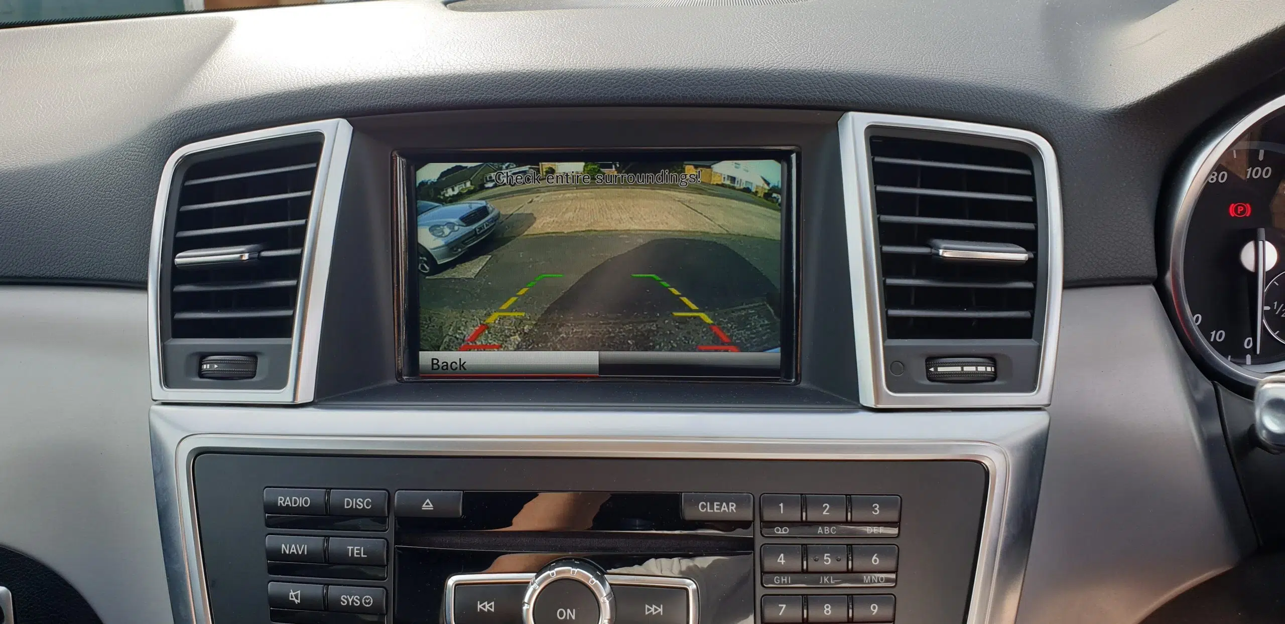 mercedes ml250 reverse camera
