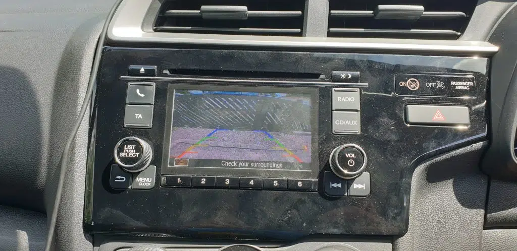honda jazz reverse camera honda Jazz reverse camera