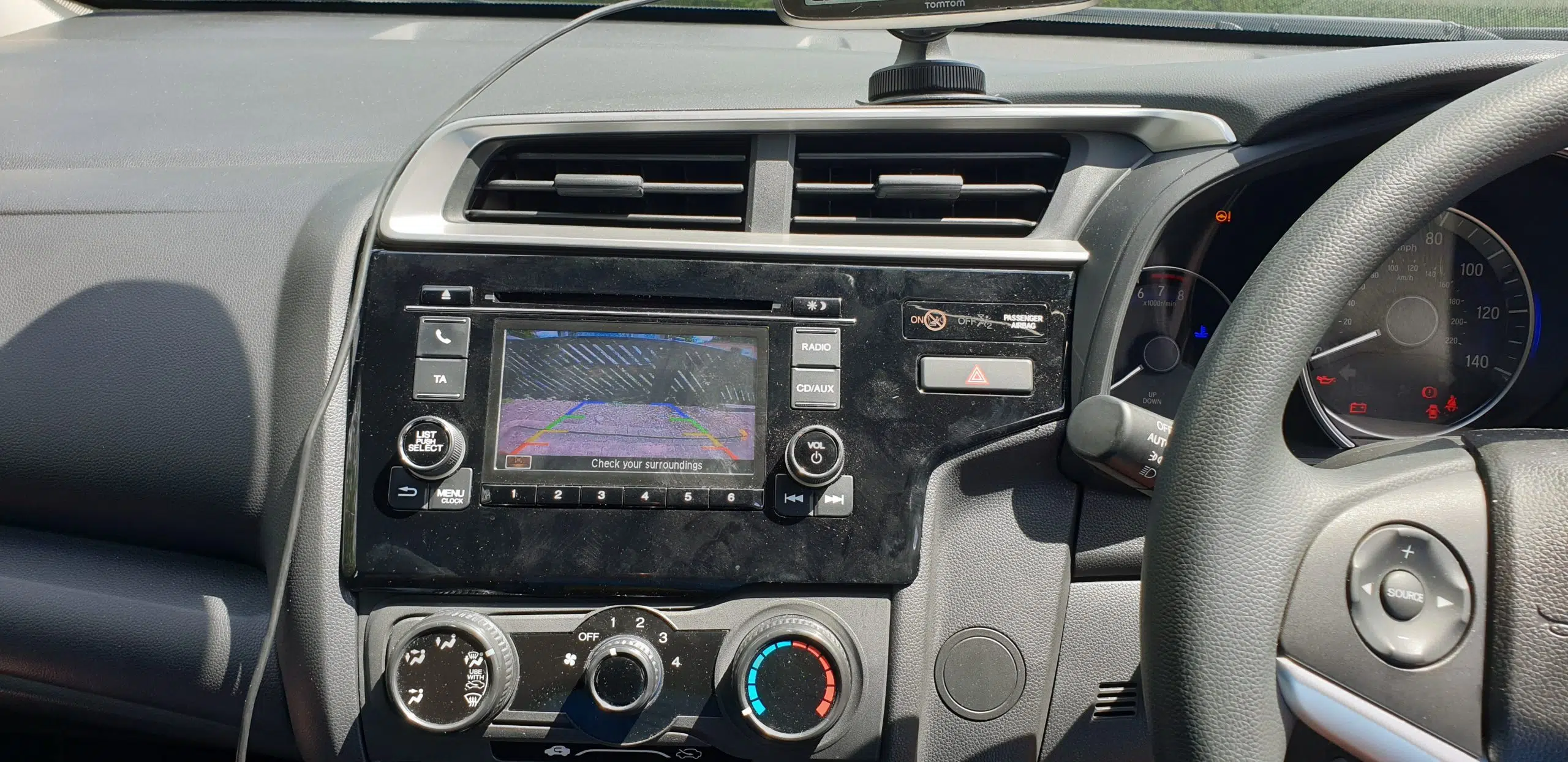 honda jazz reverse camera