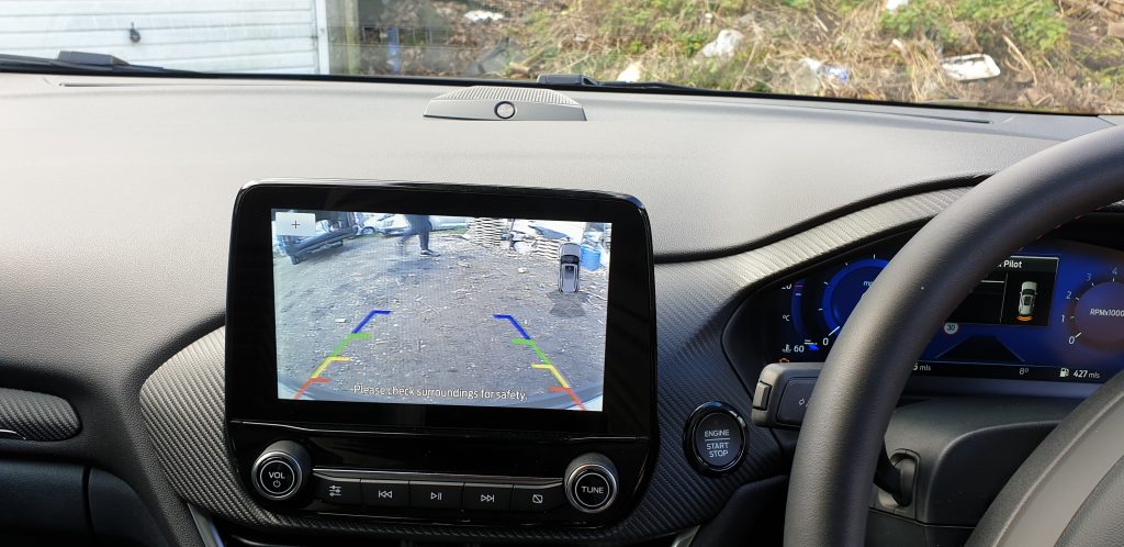 ford puma reverse camera