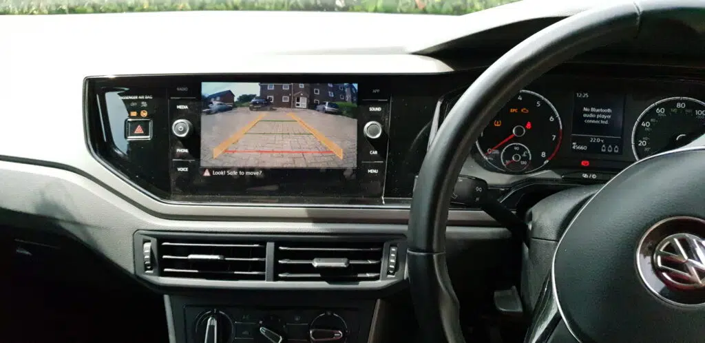 vw polo 6c reverse camera