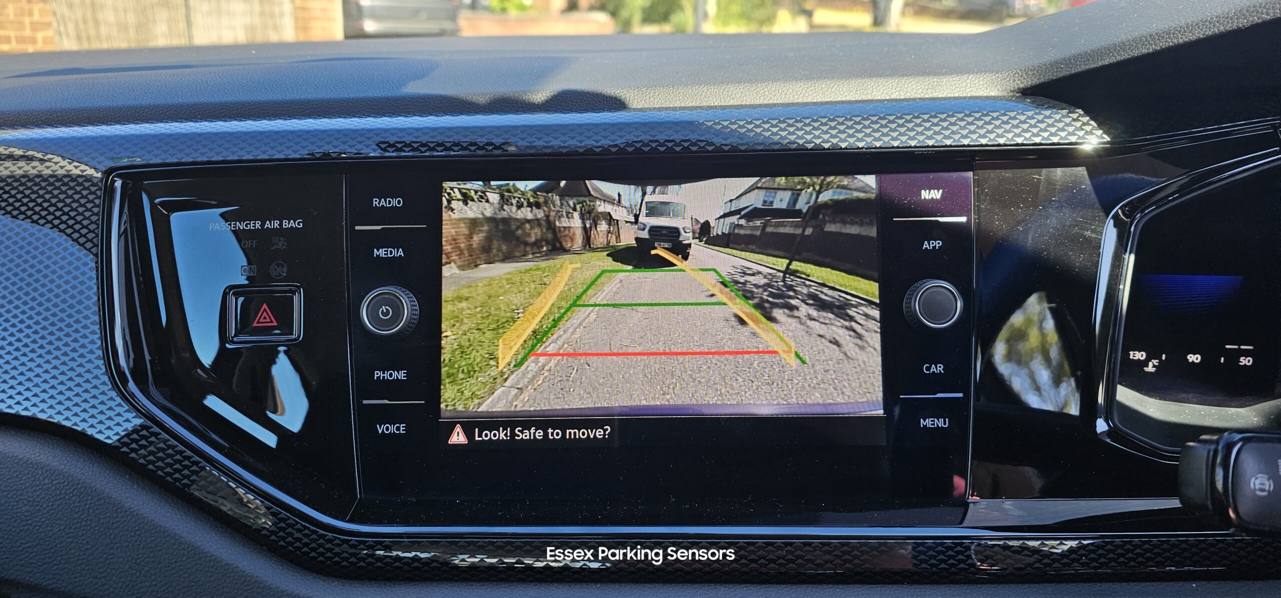 vw polo aw reverse camera