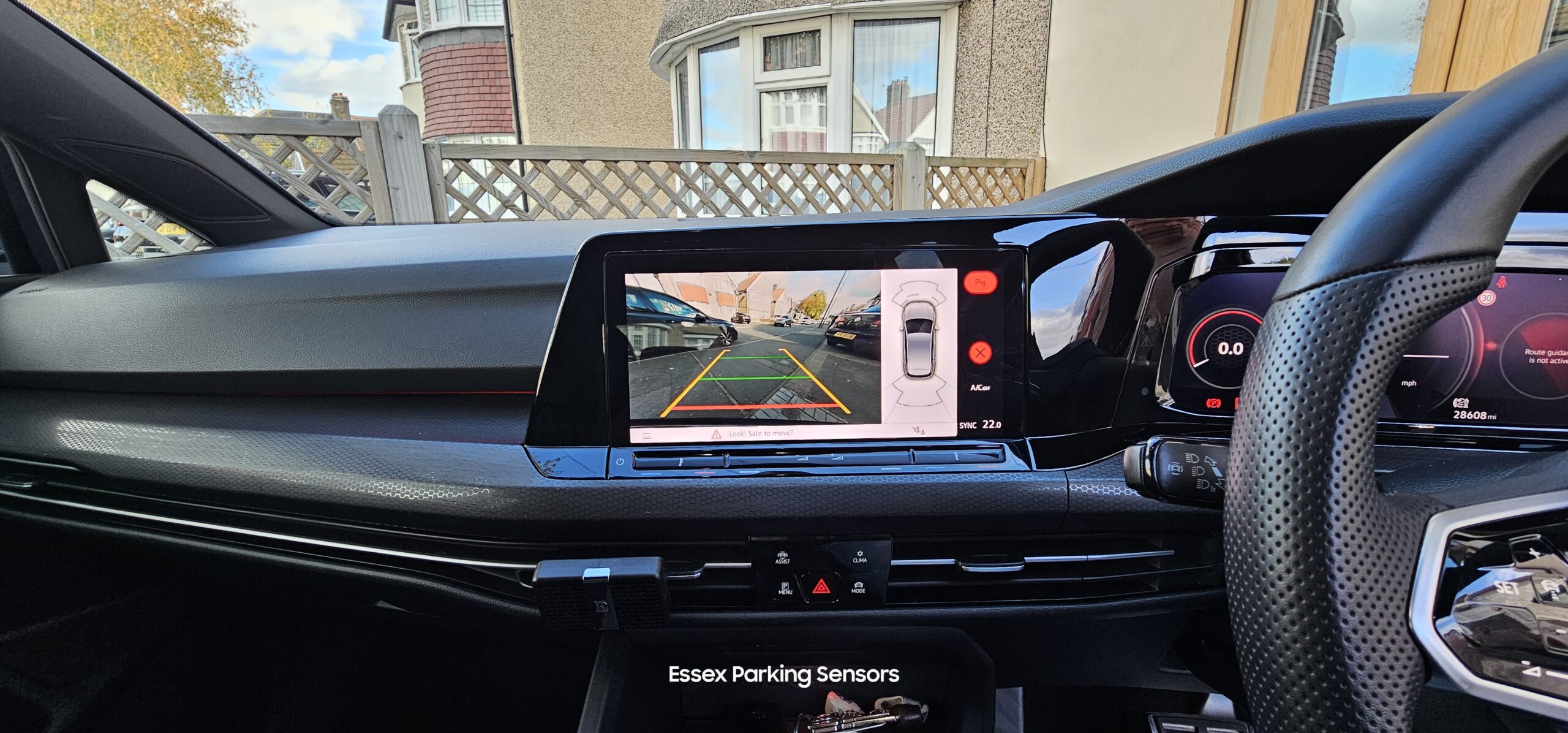 vw golf mk8 gti reverse camera